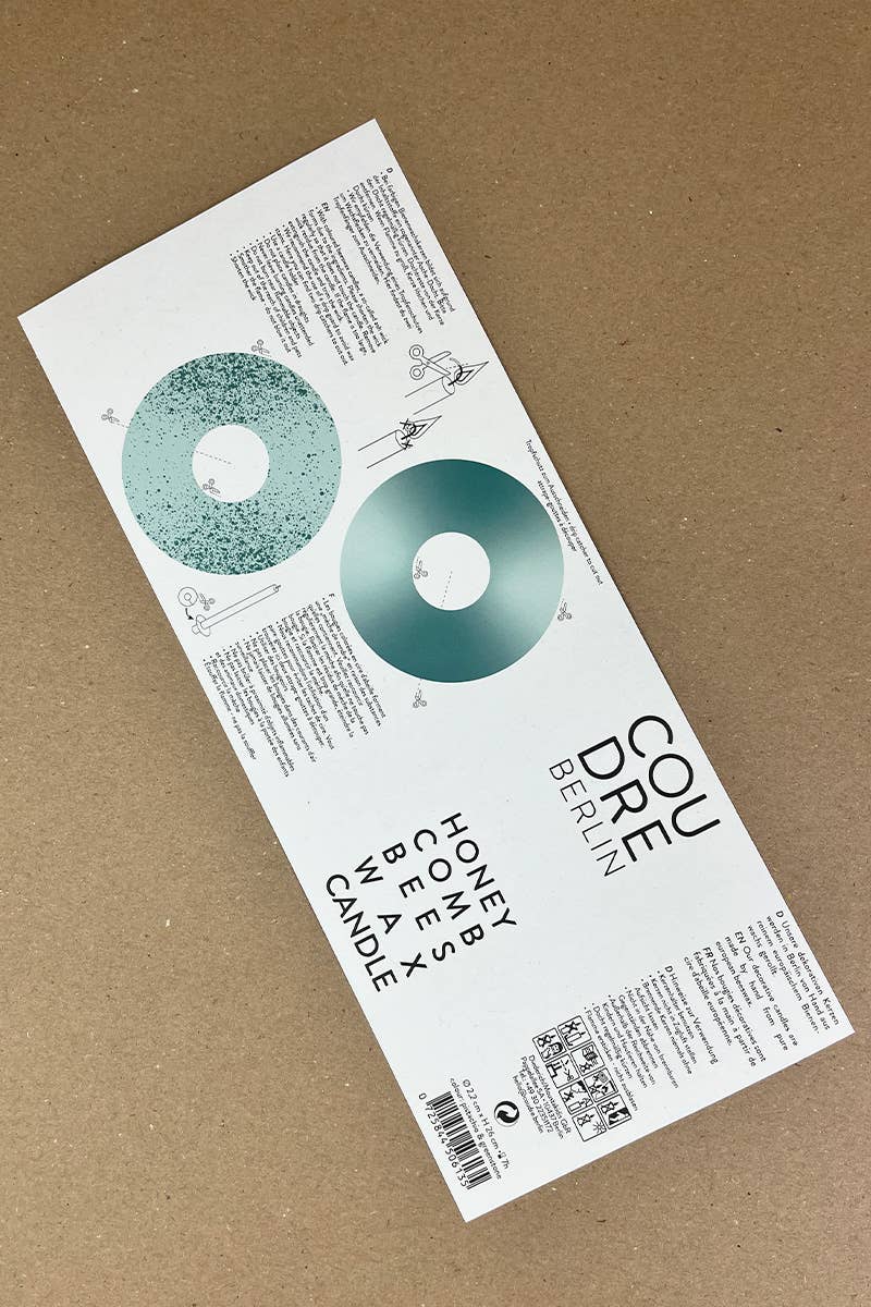 Farbige Bienenwachs Stabkerzen - pistachio