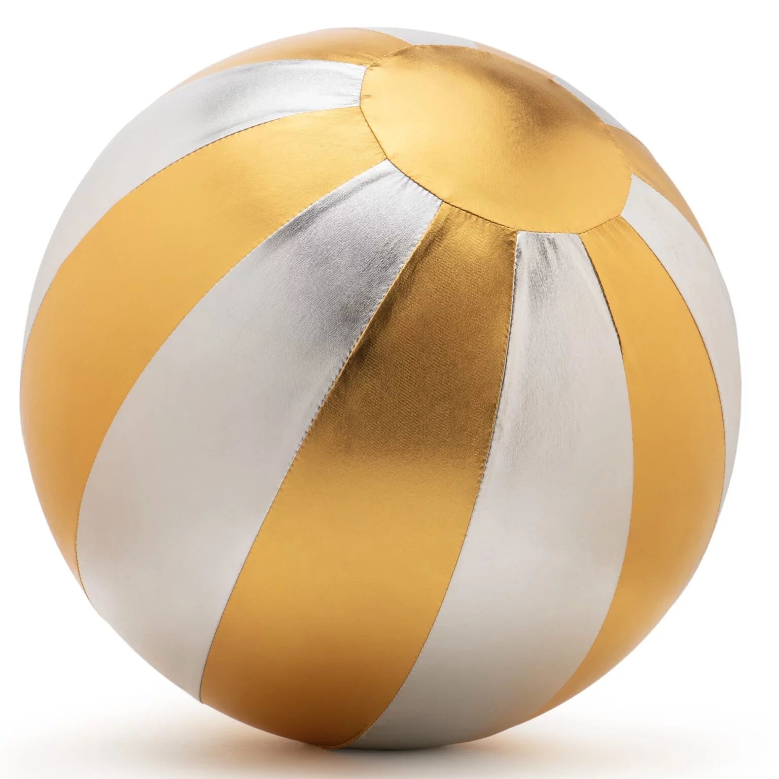 Leichter Zirkusball gold/silber - 40cm