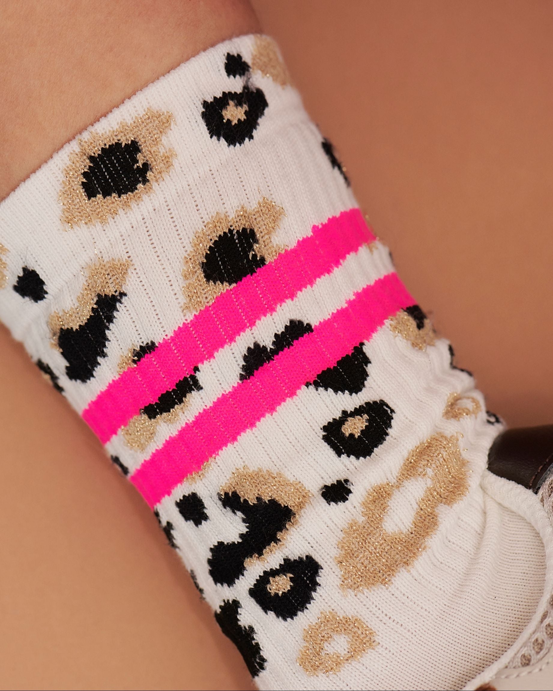 Socken Leo Allover Pink