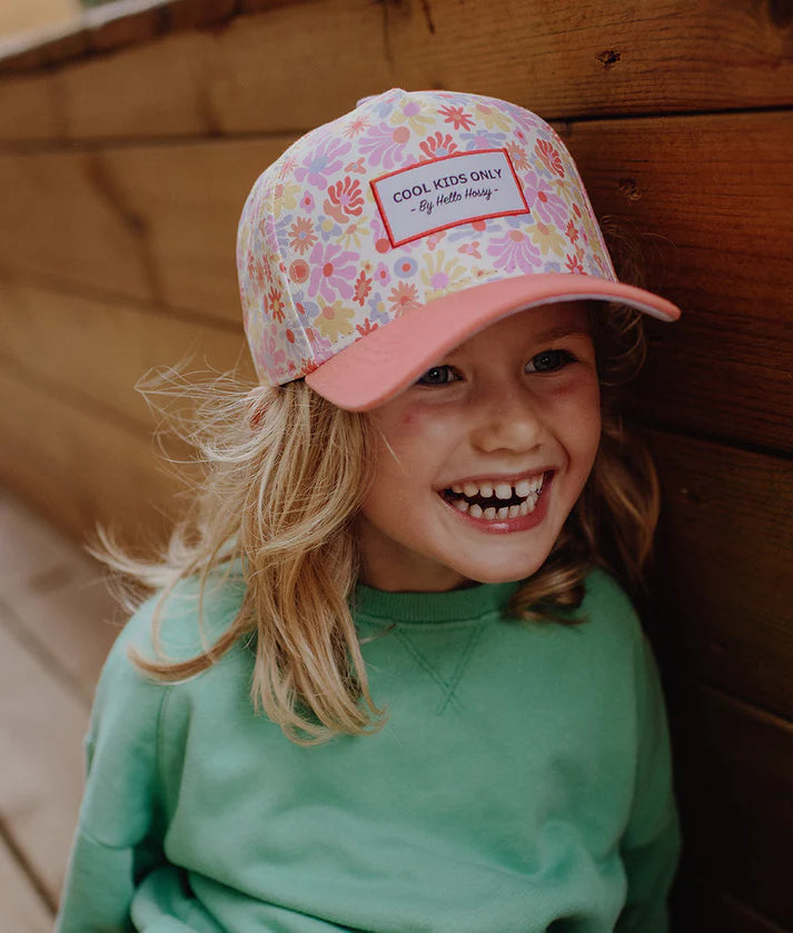 Cap Retro Flowers
