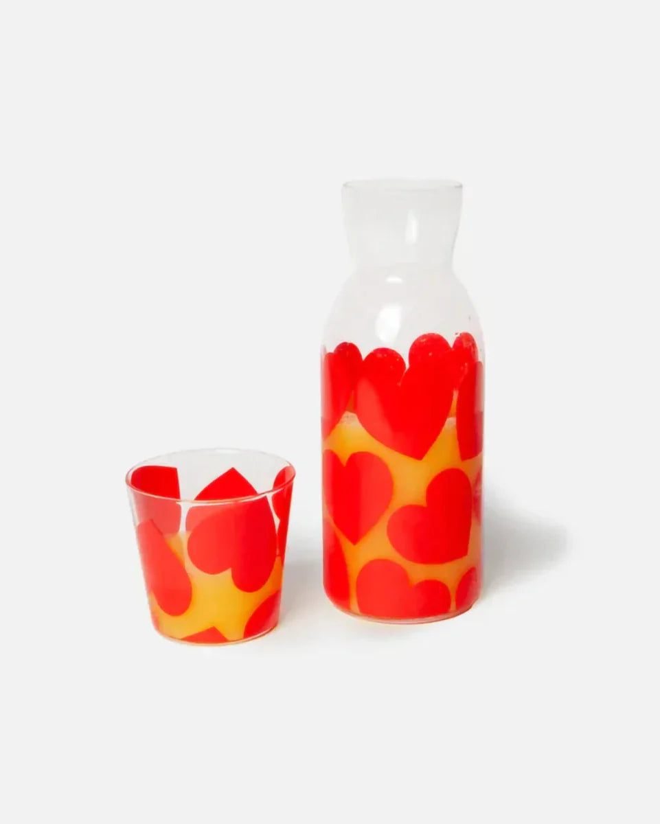 Glaskaraffe Love