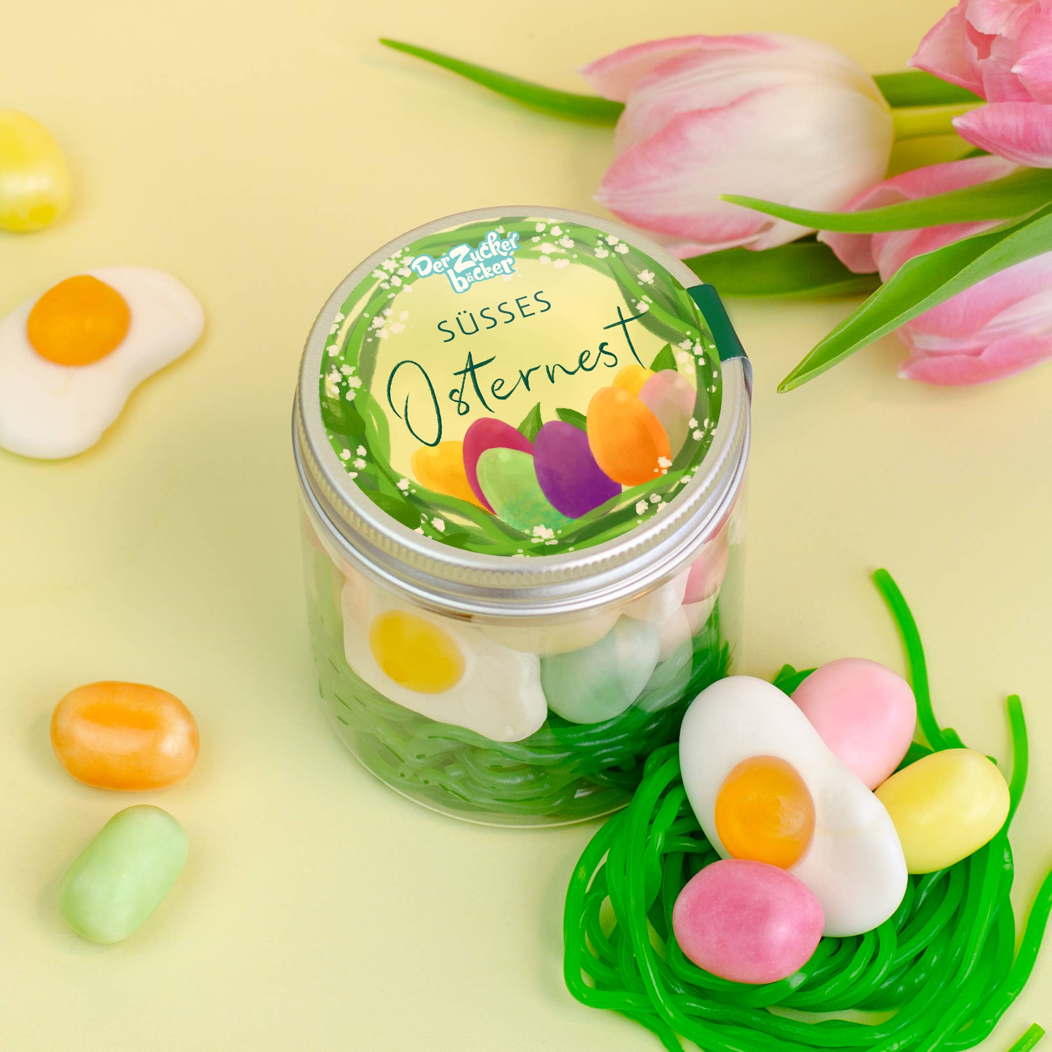 Naschdose Süßes Osternest Geschenkdose Ostern