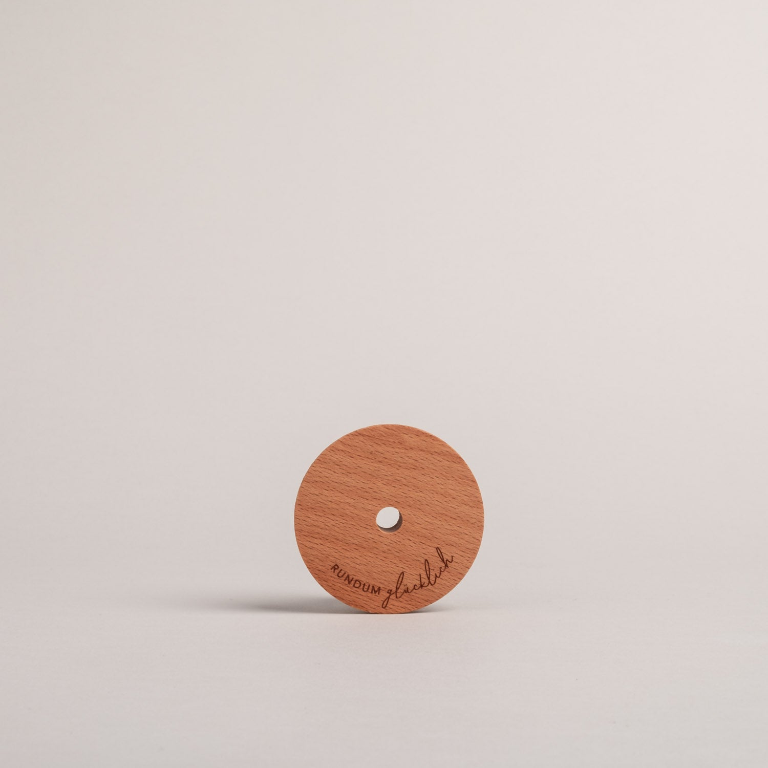 Deckel aus Holz für hohes Trinkglas