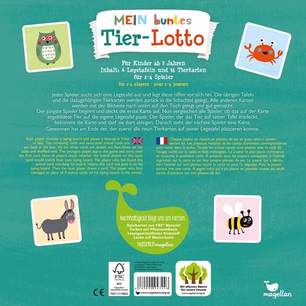 Mein buntes Tierlotto