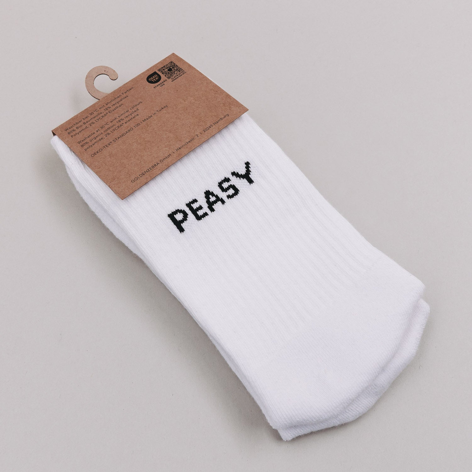 Socken weiß - Easy Peasy