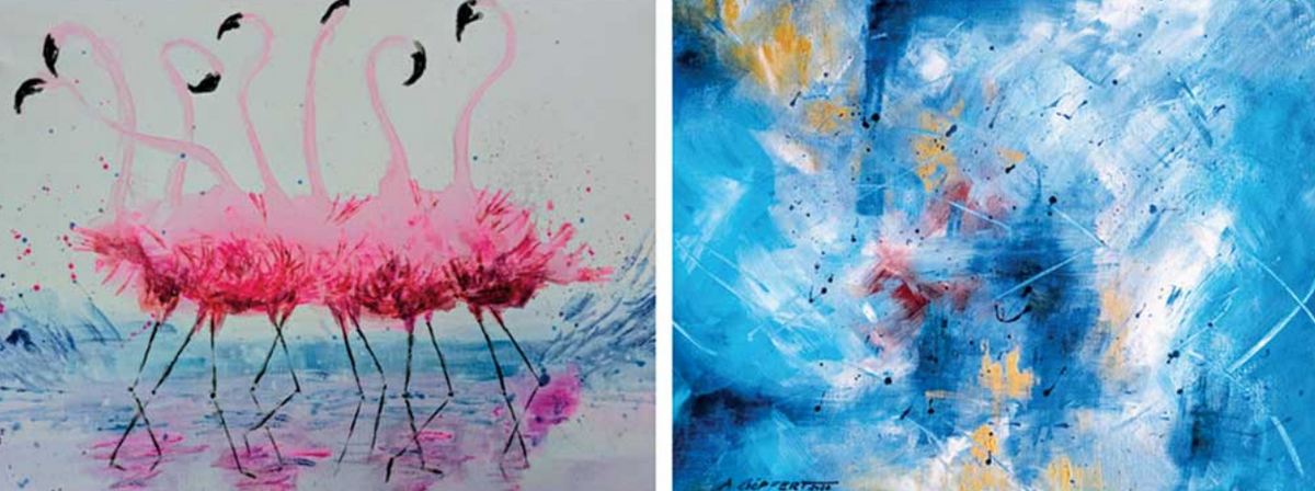 16. & 22.10. Echt ARTig: Mal-Workshop Zauber der Natur & Golden Flow