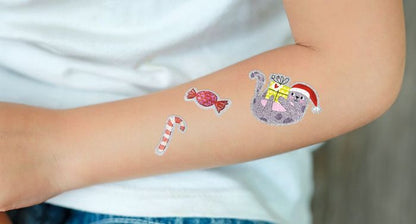 Metallic-Tattoos Weihnachtszauber