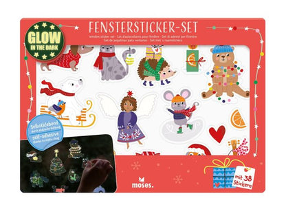 Nachtleuchtende Fenstersticker