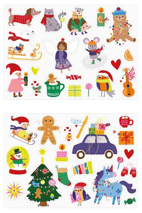 Nachtleuchtende Fenstersticker