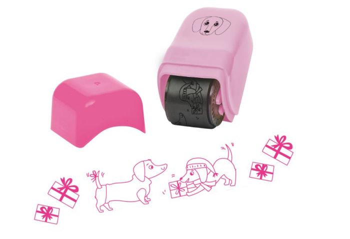 Rollstempel Winterzauber