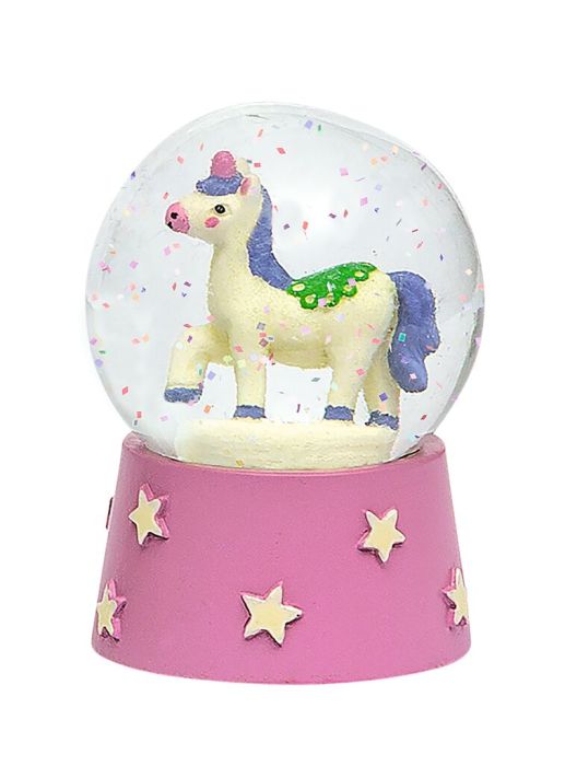 Nachtleuchtende Schneekugel