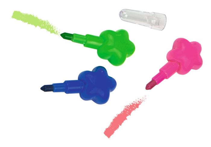 Bunter Steckstift Herzen &amp; Sterne