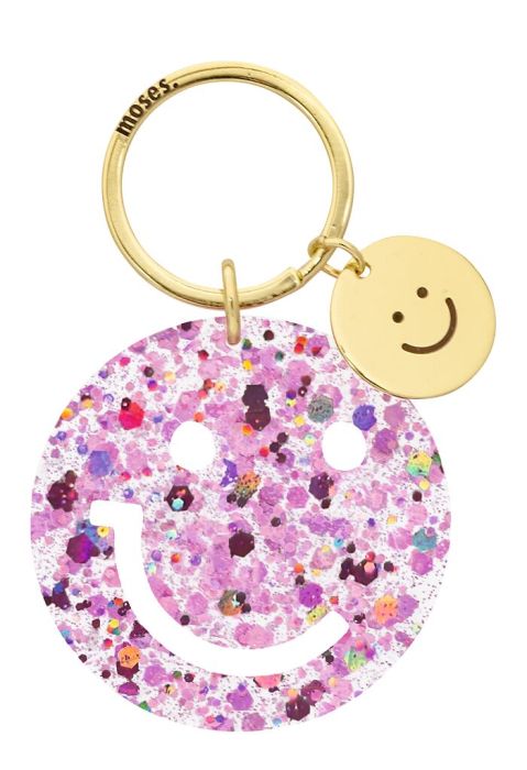Smile Acryl Schlüsselanhänger Smiley
