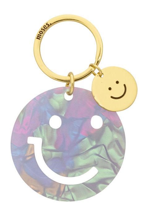 Smile Acryl Schlüsselanhänger Smiley
