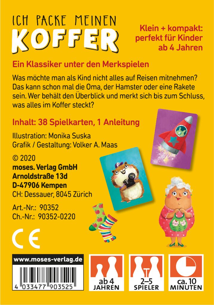 Ich packe meinen Koffer