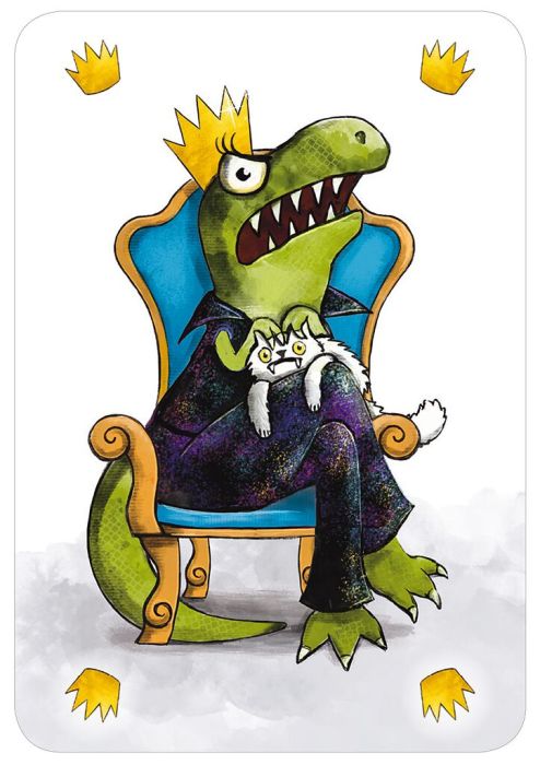 Spiel: T-Rex gesucht! Schwarzer Peter umgekehrt