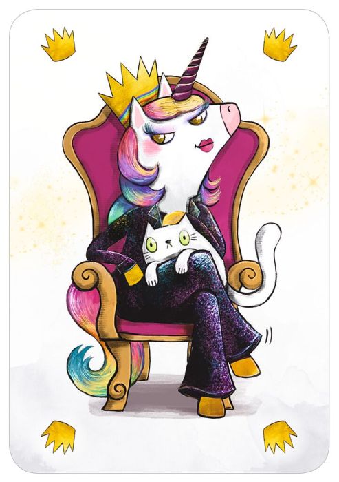 Spiel: Einhorn gesucht! Schwarzer Peter umgekehrt