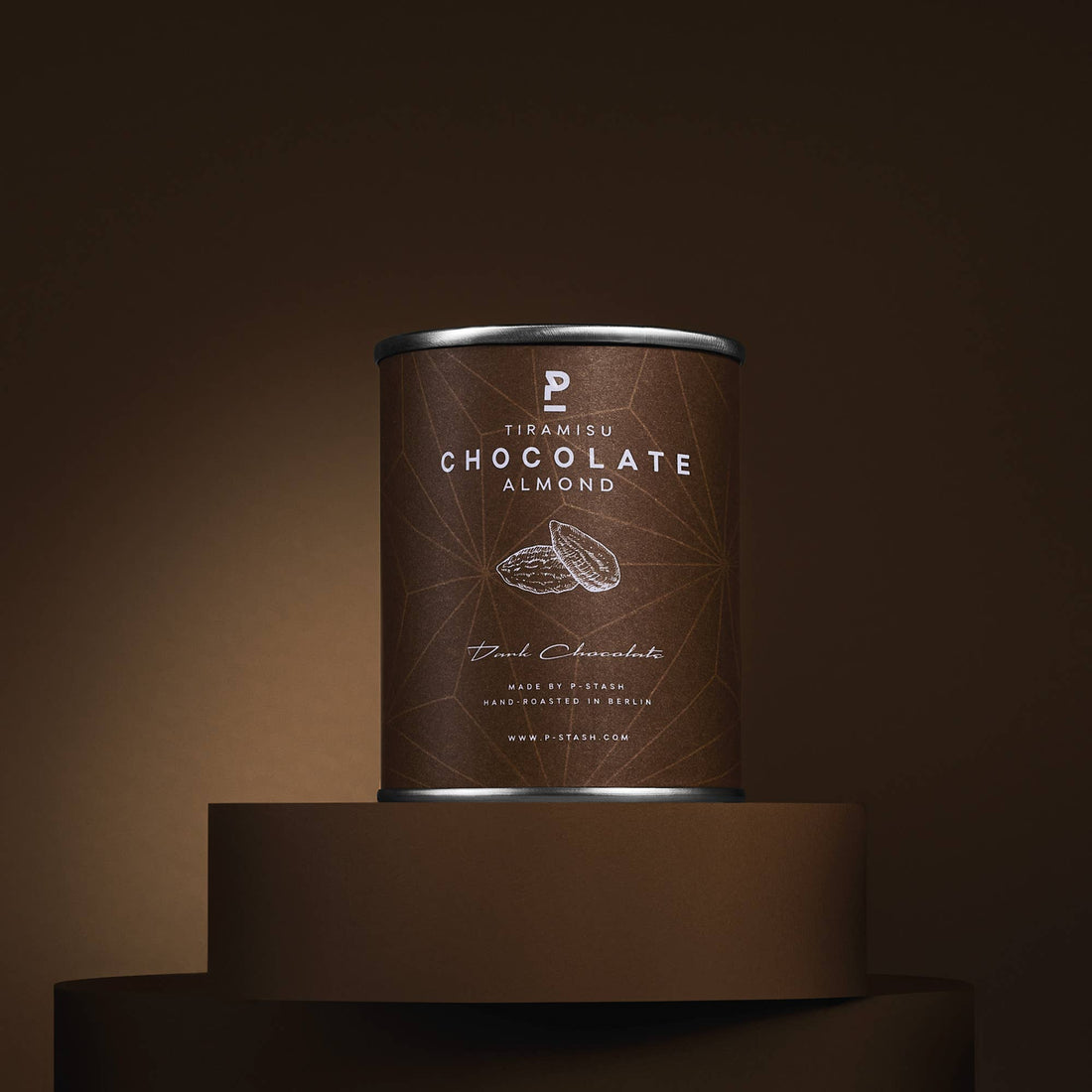 Mandeln - Dunkle Schokolade mit Tiramisu - 60g