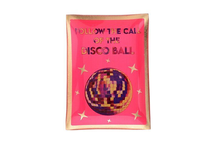 Kleiner Glasteller - Follow the Call of the Disco