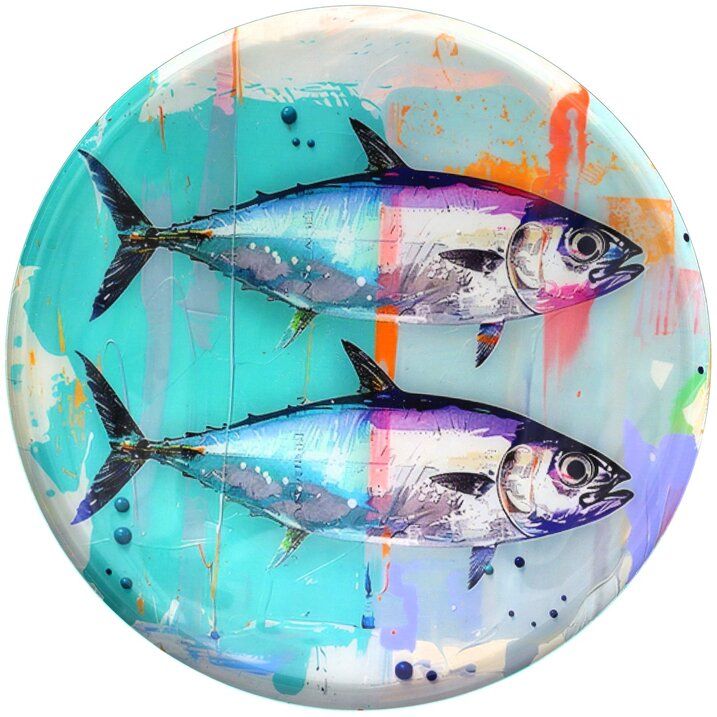 Dekotablett - Fische