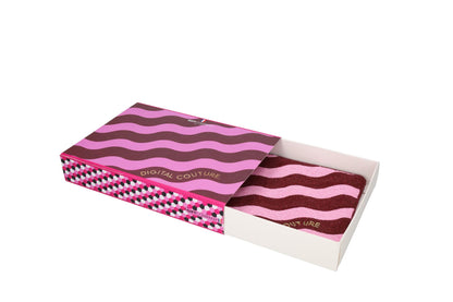 Perlenbesetzte Tasche Elodie XL Streifen Digital Couture