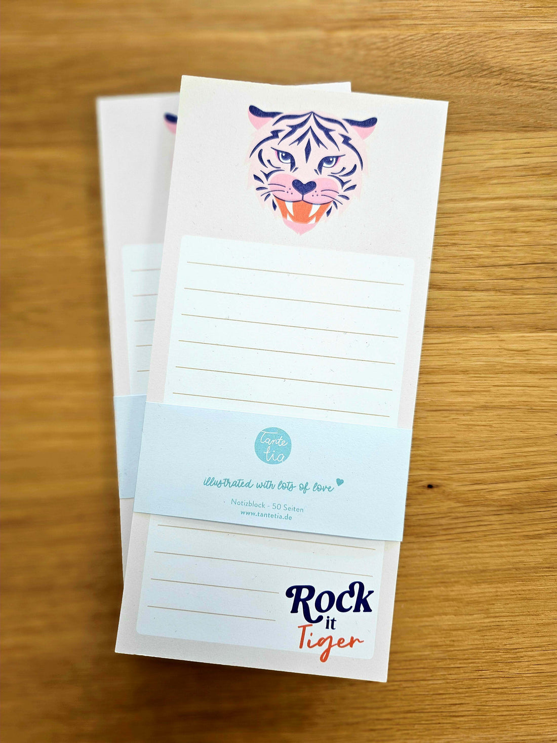 Notizblock Rock it Tiger