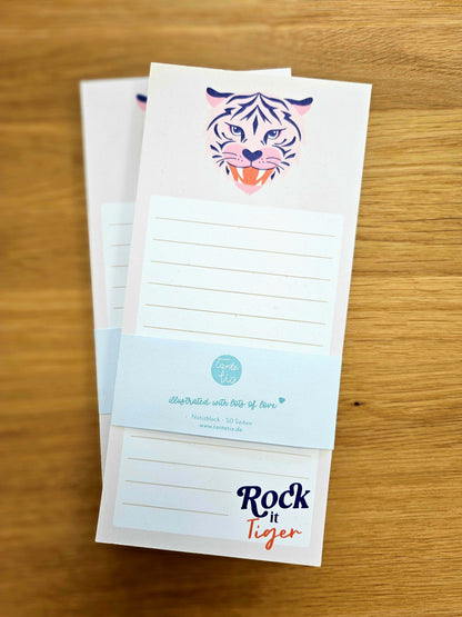 Notizblock Rock it Tiger