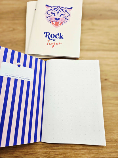 Notizheft Rock it Tiger