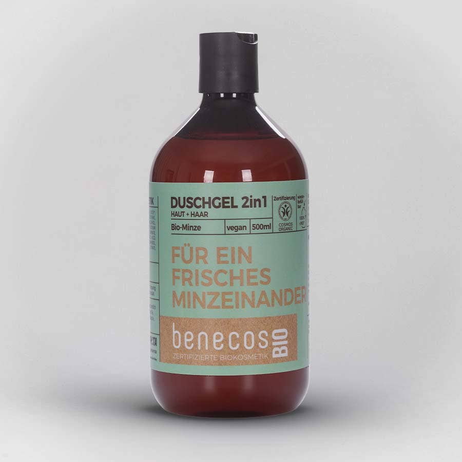 BenecosBio Duschgel 2in1 BIO-Minze FÜR EIN FRISCHES