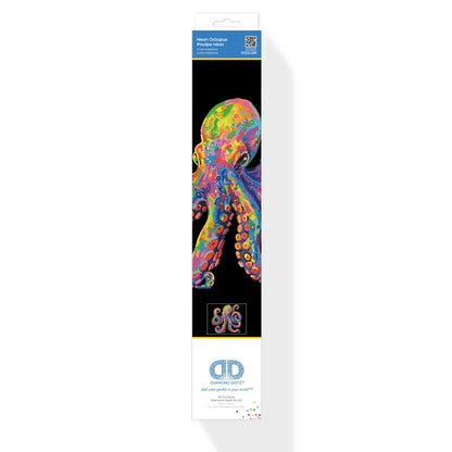 Diamantbild Neon - Oktopus