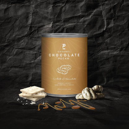 Pekannüsse - Weiße Schokolade mit Karamell - 60g