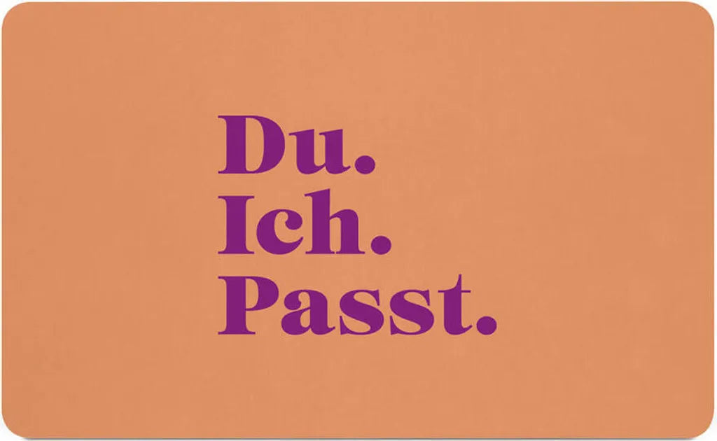 Frühstücksbrettchen - Du.Ich.Passt.