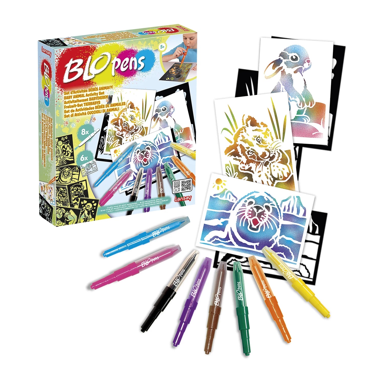 Sprühstifteset Tierbabys