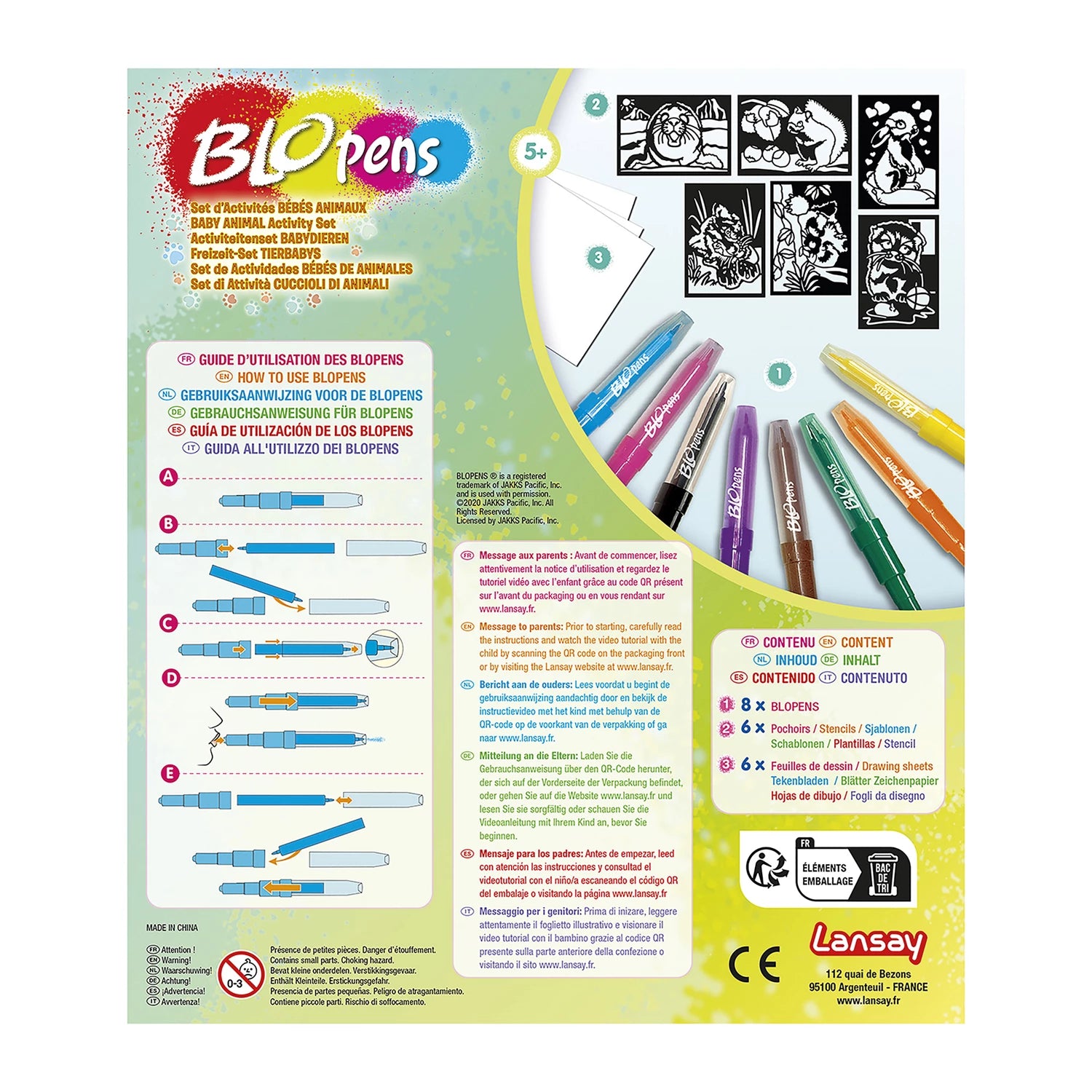 Sprühstifteset Tierbabys