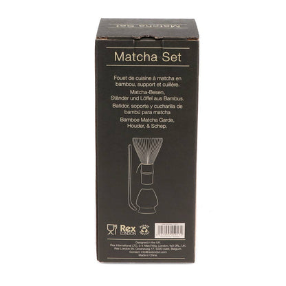 Handgefertigtes Matcha-Besen- und Ständer-Set
