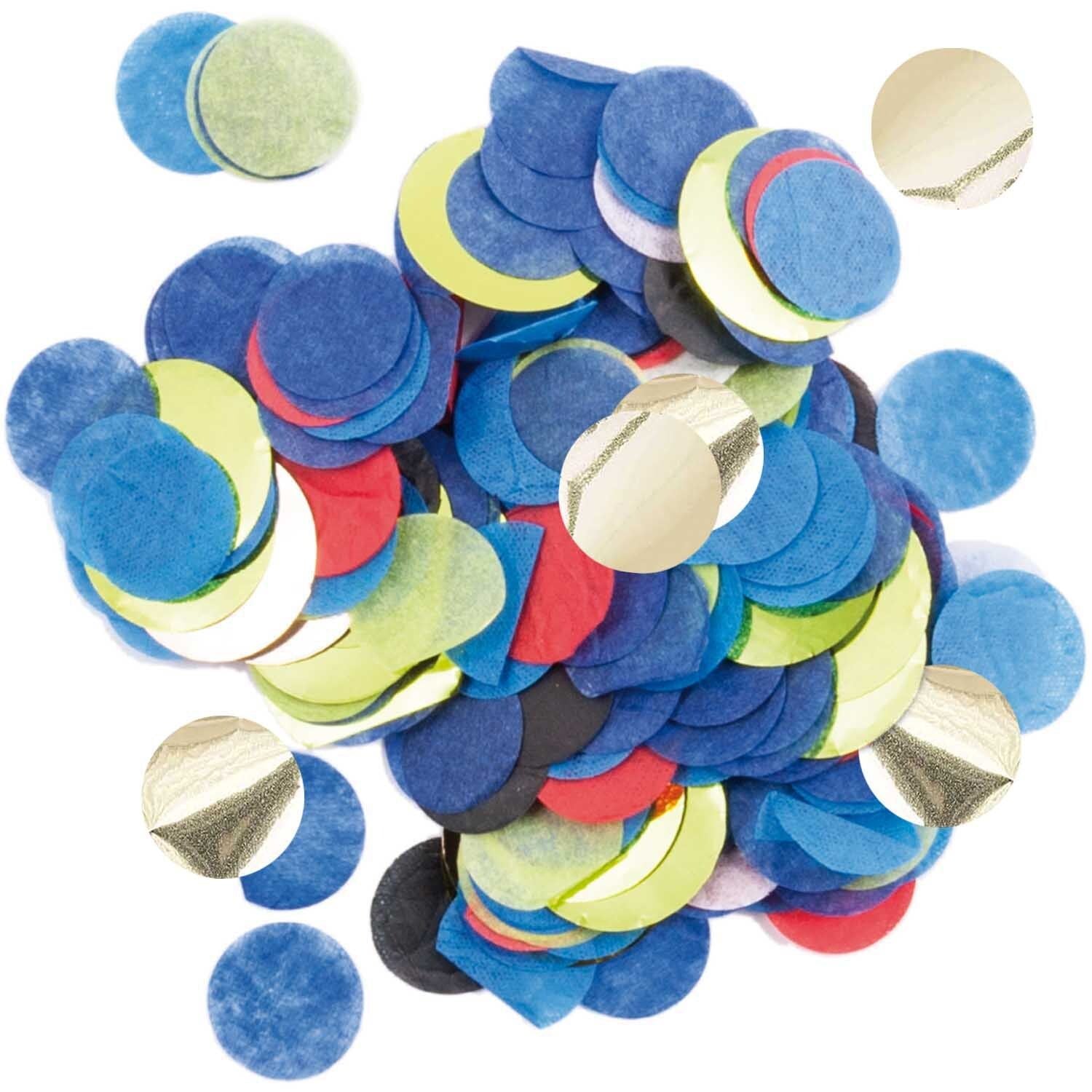 Konfetti Multicolor Mix Blau/Rot
