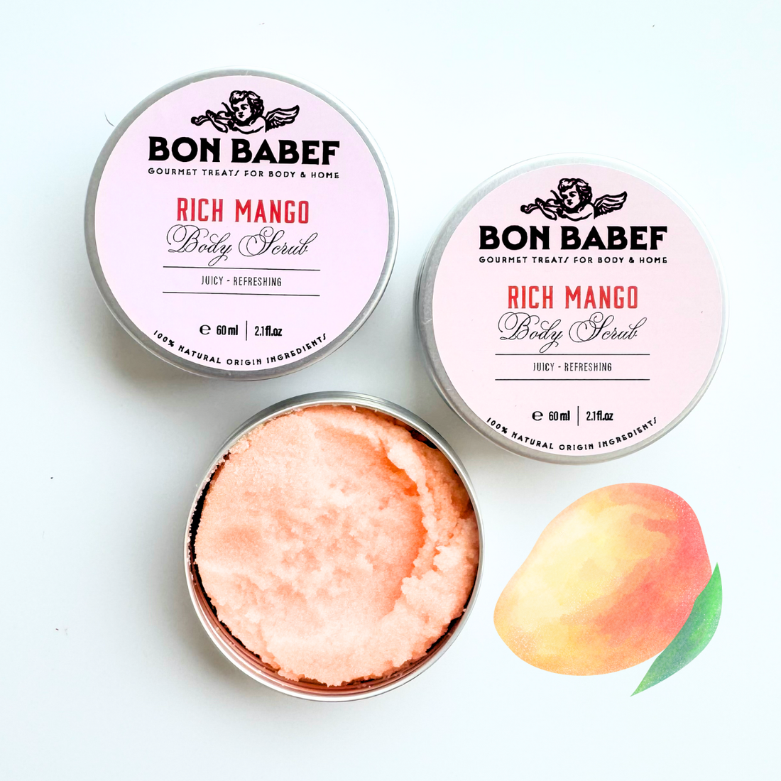 Salt-Körperpeeling Rich Mango 75 g | 60 ml