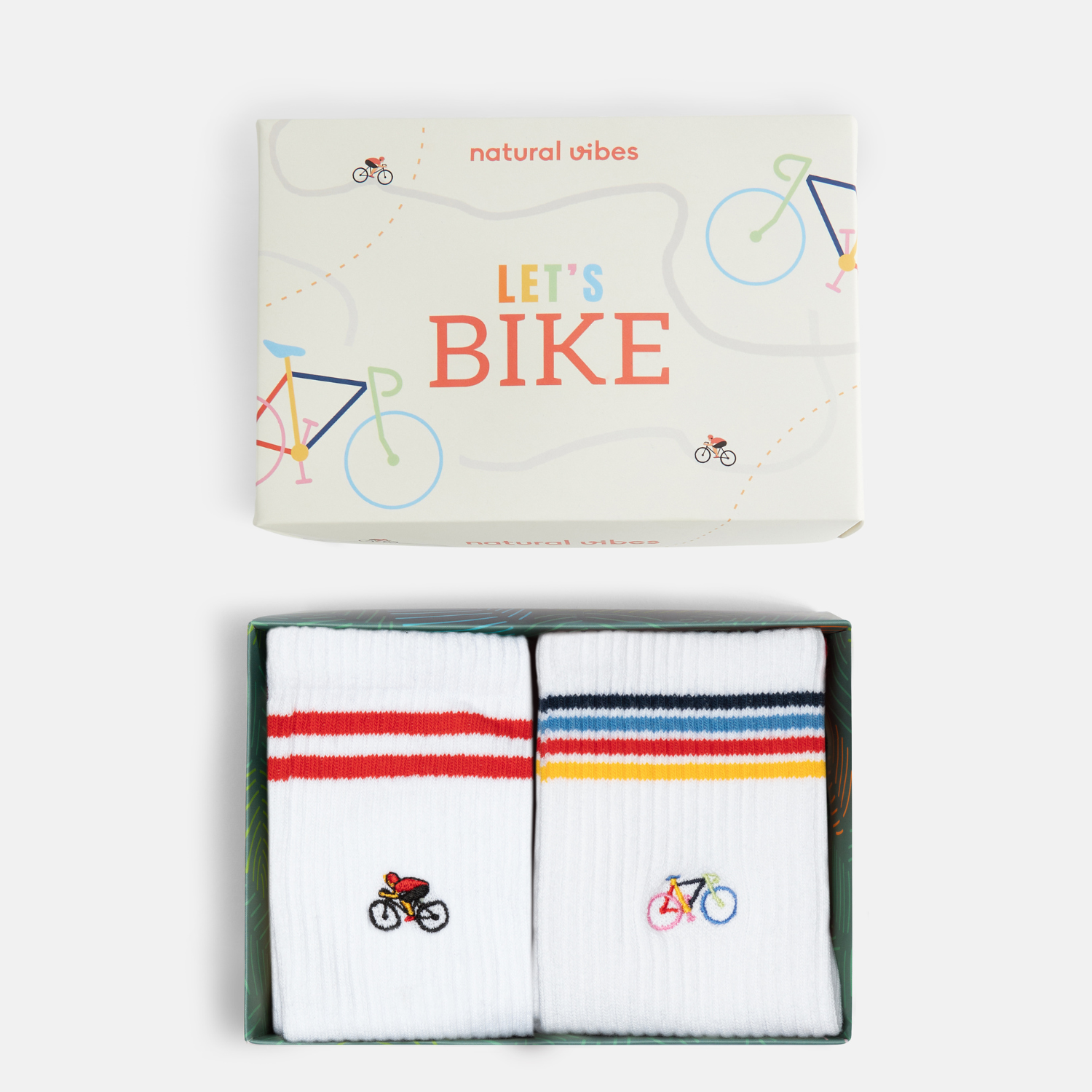 Socken Geschenkset Fahrrad - 2er Pack