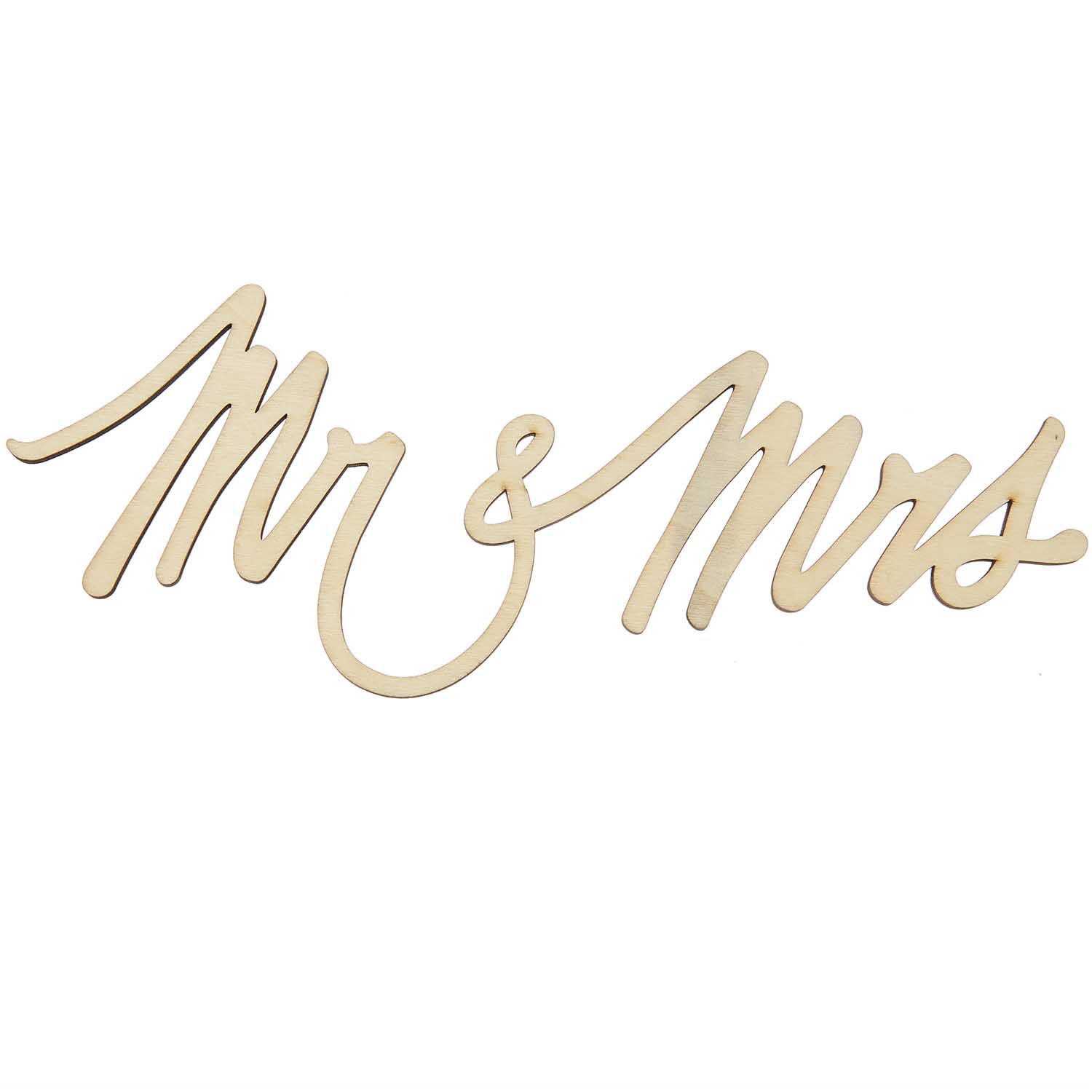 Holzschriftzug &quot;Mr &amp; Mrs&quot;, magnetisch