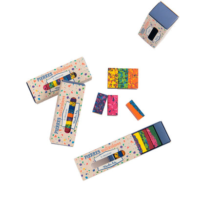 6 bunte Wachsmalstifte