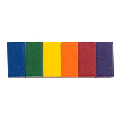 6 bunte Wachsmalstifte