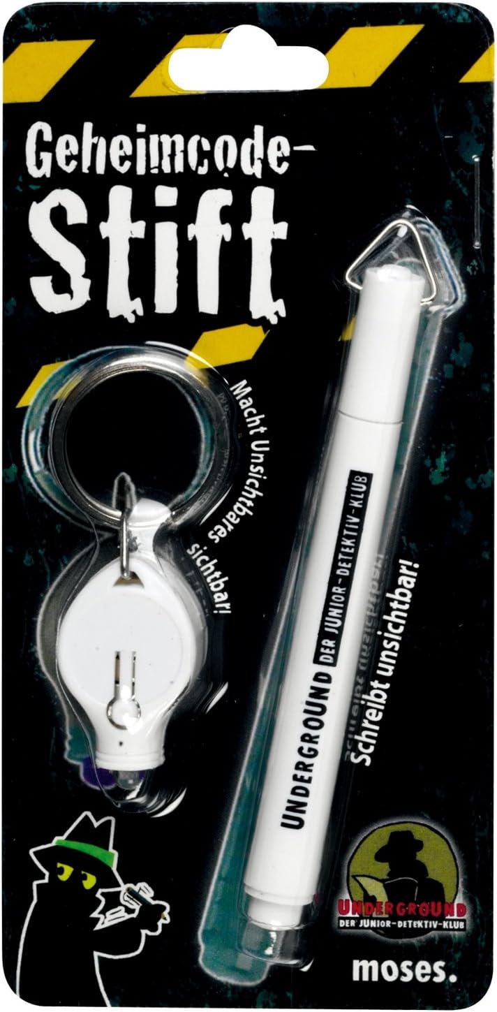 Geheimcodestift mit UV-Licht