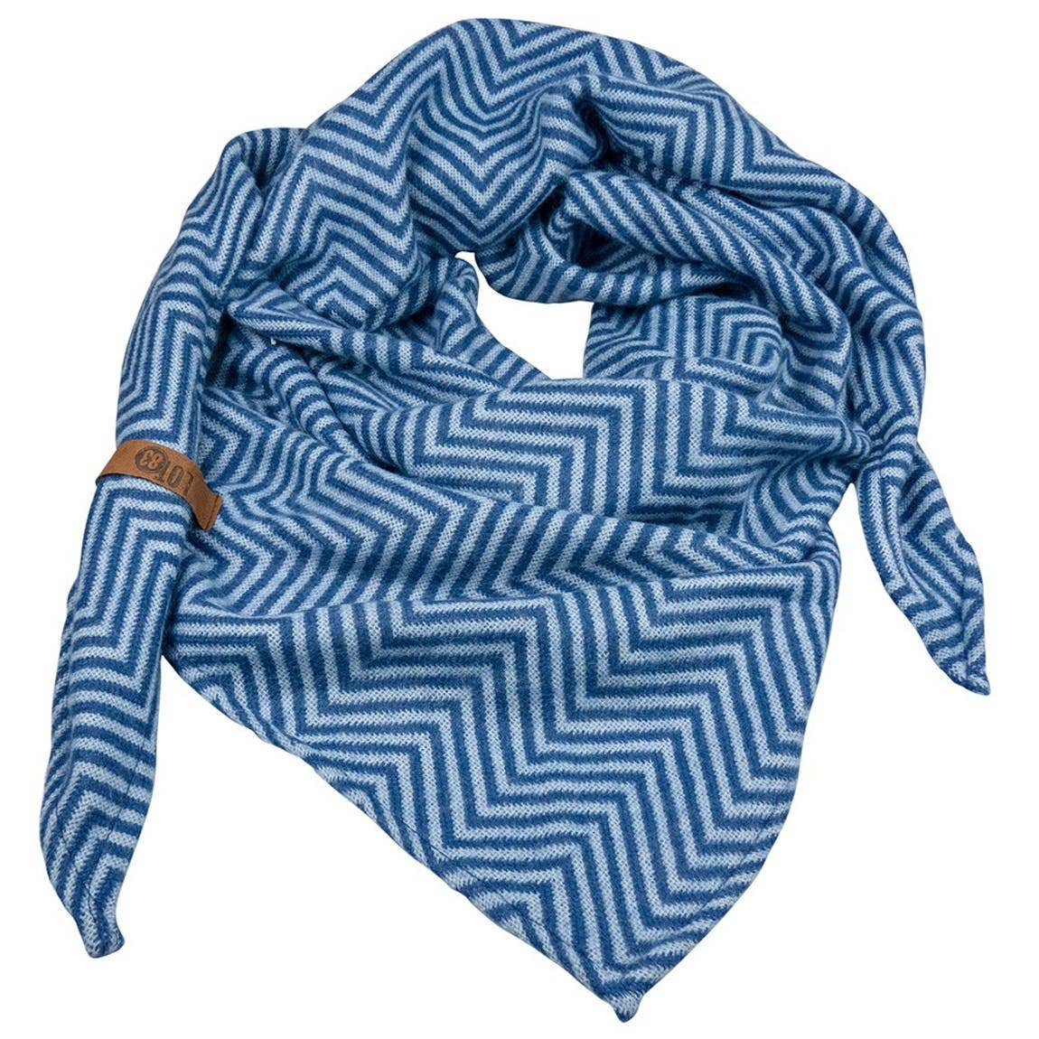 Dreieckstuch Saar Blau