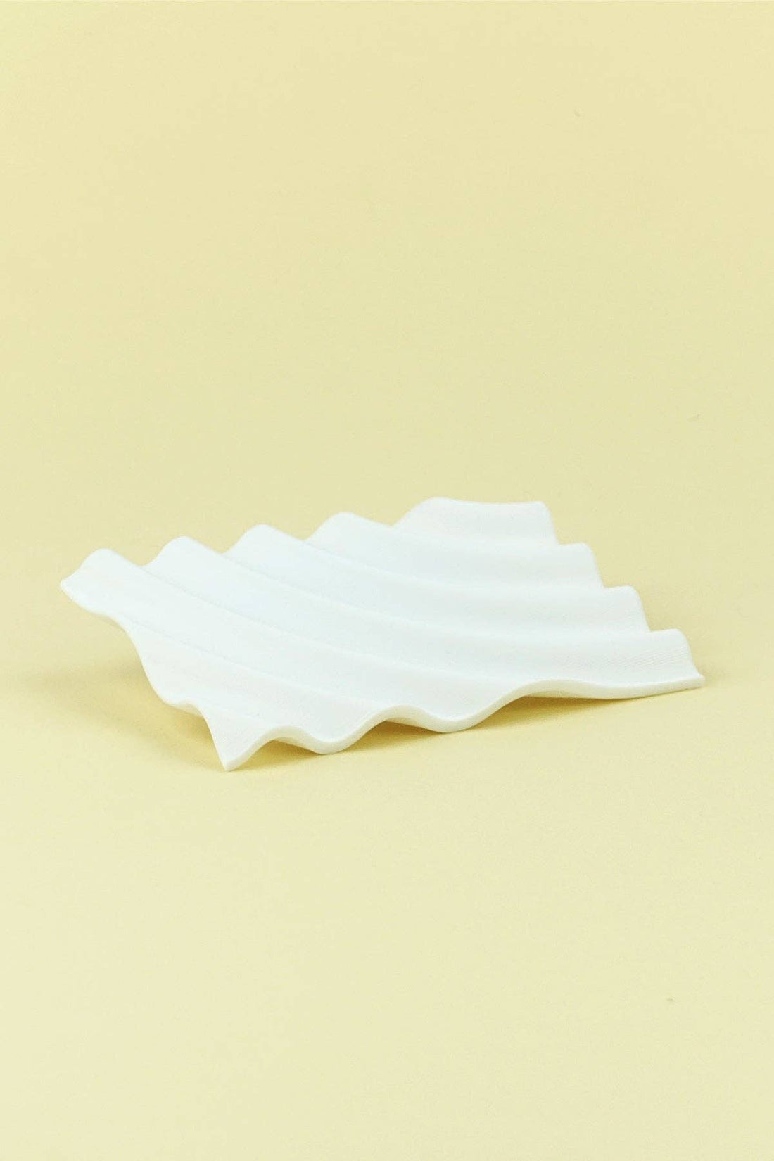 Seifenschale aus recyceltem PET  - weiß