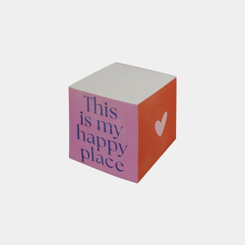 Zettelblock Happy Place