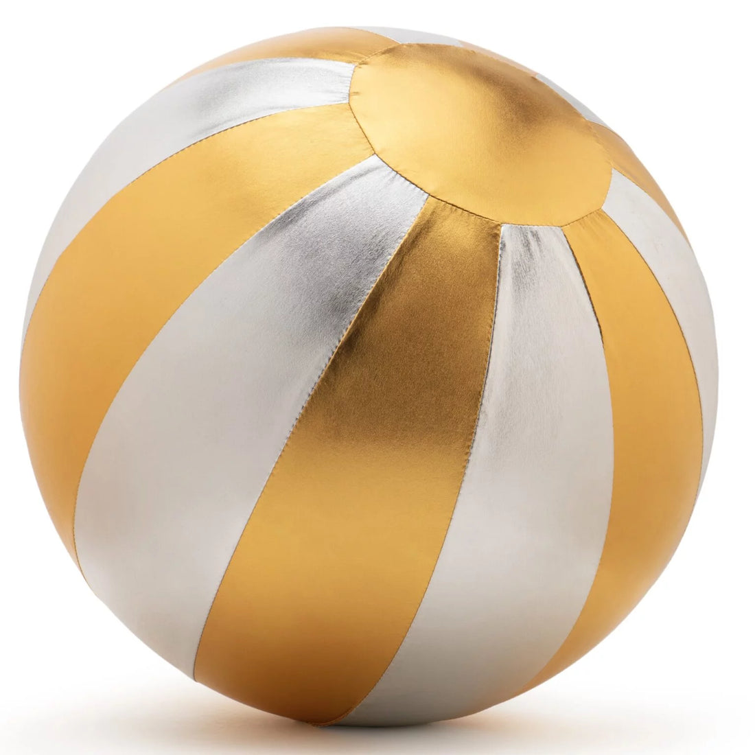 Leichter Zirkusball gold/silber - 40cm