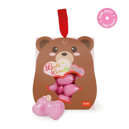 Set mit 10 Badekugeln - Teddy