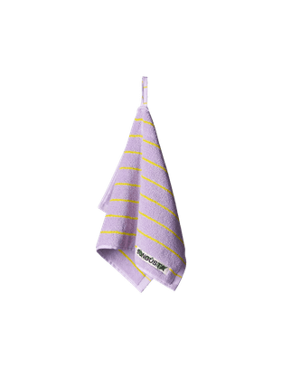 Gäste-Handtuch 30 x 50 cm lilac &amp; neon yellow