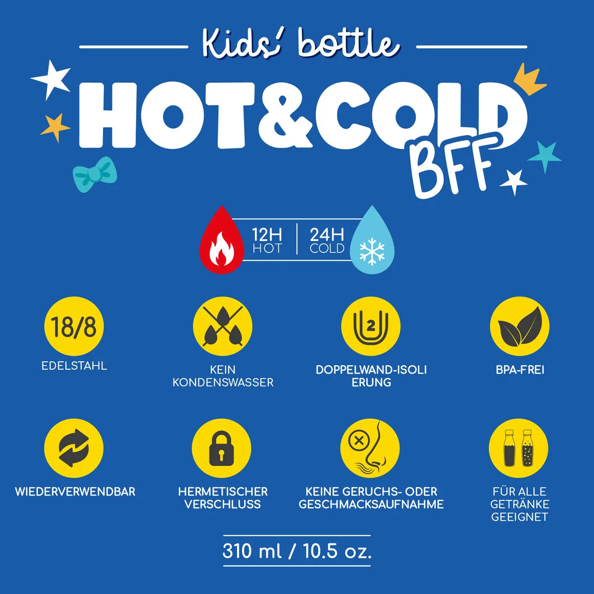 Thermosflasche für Kinder - Ladybug - Hot&amp;Cold BFF