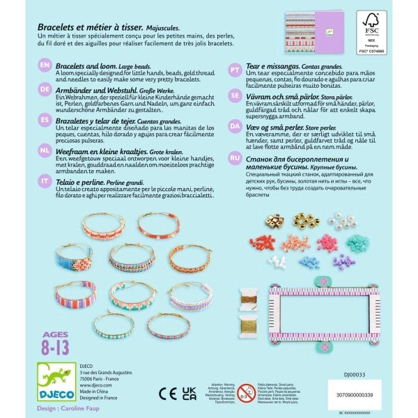 Armbänder und Webstuhl